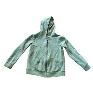 Girls size 6 zip up hoodie